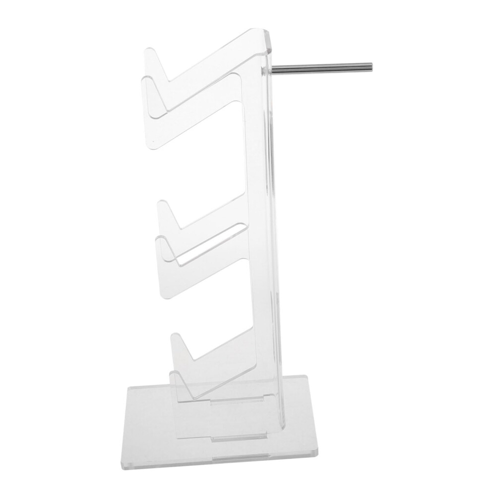 Acrylic Tiered Game Controller Stand And Headset Holder, Tool Assembly Desktop Organizer Display 9174973376002