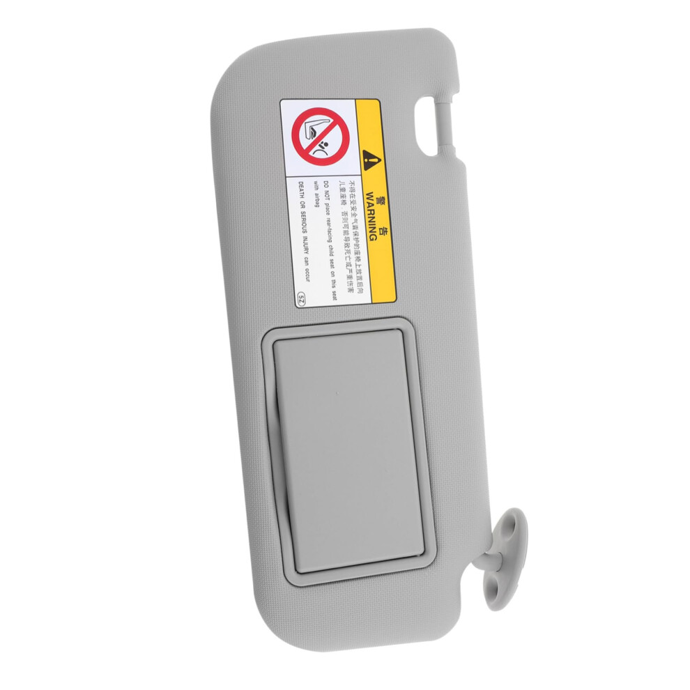Right Passenger Side Car Sun Visor With Makeup Mirror Replacement For Glare Reduction Grey 9113335653290