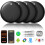 Bluetooth Tracker 4Pack DualSystem IP67 Waterproof Finder for Keys Luggage Backpack 1