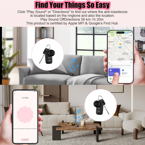 Bluetooth Tracker 4Pack DualSystem IP67 Waterproof Finder for Keys Luggage Backpack 2