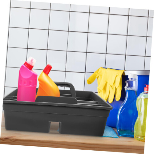 Cleaning Caddy with Ergonomic Central Handle, Open Access Design and Polypropylene Storage 1