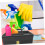 Cleaning Caddy with Ergonomic Central Handle, Open Access Design and Polypropylene Storage 4