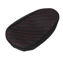 PU Leather Motorcycle Seat Cover Waterproof Cushioned Protector for Scooter Moped Dirt Bike