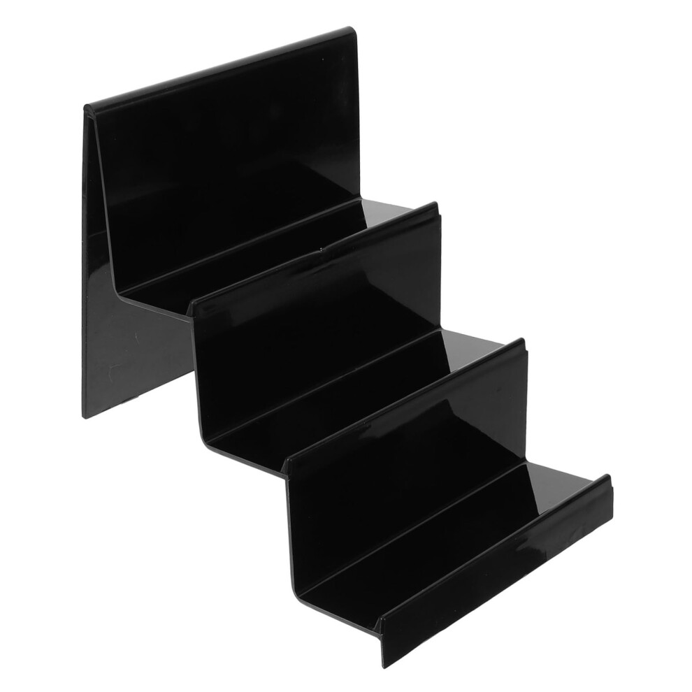 Acrylic Display Stand With Multi Tier Design For Purses Wallets Clear Space Saving Organizer 9044945309973