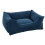 Coussin cesta estriada Retângulo Azul 80x67x22cm 2