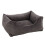 Almofada cesta canelada Retângulo Cinza 65x50x20cm 2