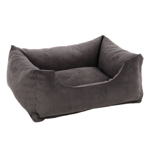 Almofada cesta canelada Retângulo Cinza 65x50x20cm 1