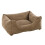 Coussin cesta canelado Retângulo Marrom 65x50x20cm 2