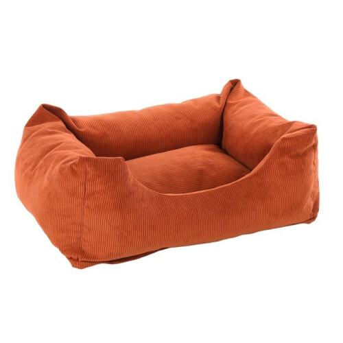 Coussin cesta canelado Retângulo Cognac 65x50x20cm 1
