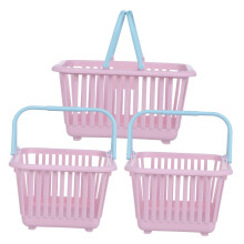 3pcs Mini Shopping Basket Set for Kids with Handles, Durable MultiUse Storage for Snacks and Bathroom