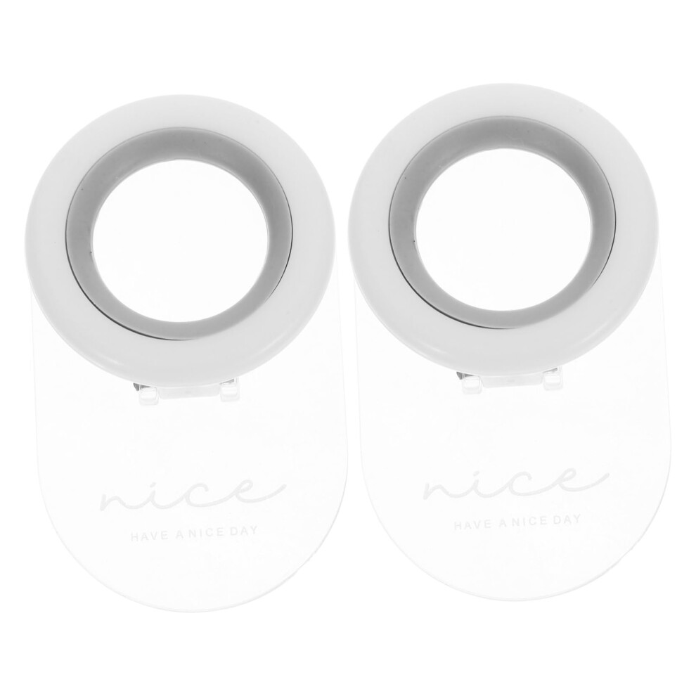 2pcs Toilet Seat Lifter with Handle Ergonomic Hygienic Grip Easy Install Lid Handle for Home