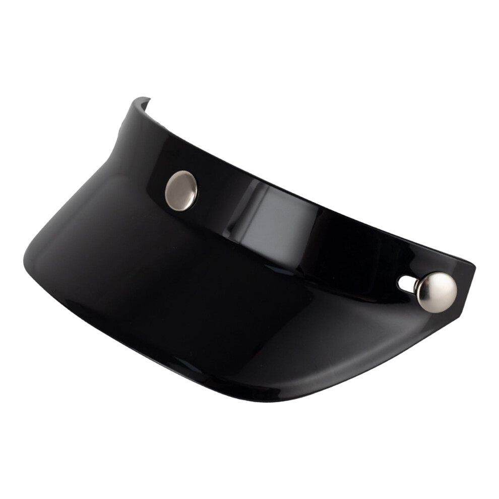 Motorcycle Helmet Visor With Antiuv And Antifog Shield, Universal 3Snap Flip Up Lens Black 9455672798761