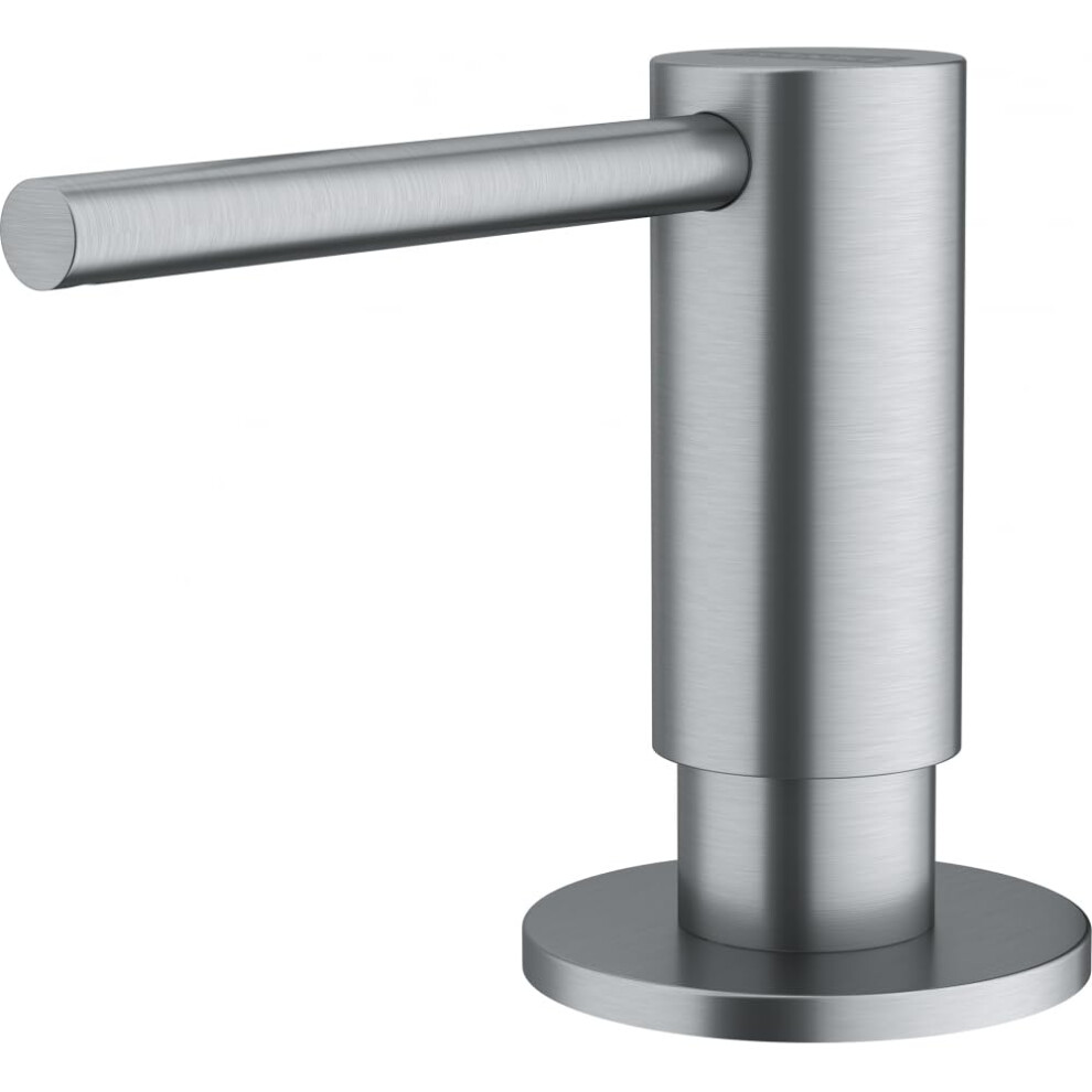 BuiltIn Stainless Steel Soap Dispenser Compatible with Franke Atlas 112.0717.084 for Kitchen Sink, Easy  Refill