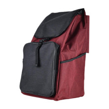 Trolley Replacement Bag Durable Oxford Cloth 51x33x22cm Foldable Shopping Cart Bag Red Black