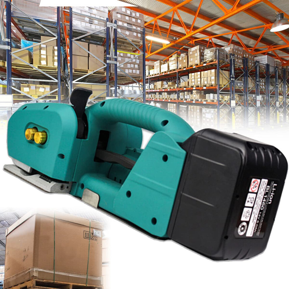 Electric Strapping Machine With Automatic Welding, 6000Mah Battery Powered Tool For Pp Pet, Fast 5S Operation 9044945311068