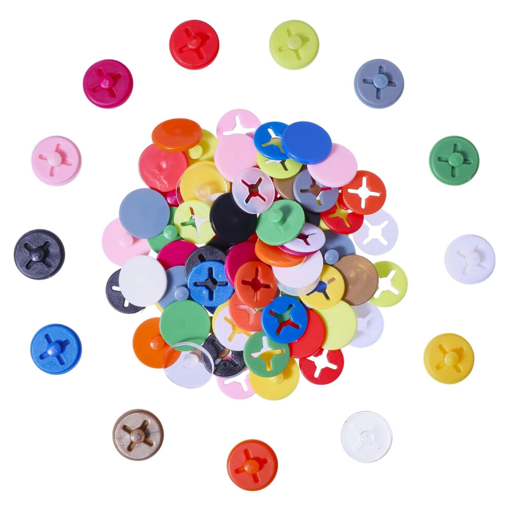 Running Bib Clips Mixed Colors 52 Sets, Secure Fabricfriendly Race Number Holders For Marathon Triathlon 9174973380696