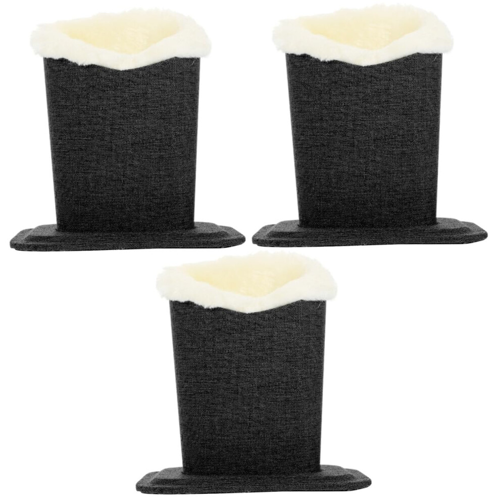 3pcs Plush Eyeglasses Holder with Scratchâ Surface, Versatile Sunglasses Stand for Desktop Display