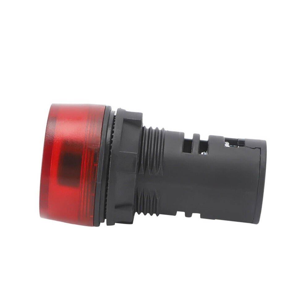 Warning Buzzer Led Alarm 22Mm Ac/Dc 12V 24V 220V Sound And Light Alert Panel Mount Indicator 9113335682139