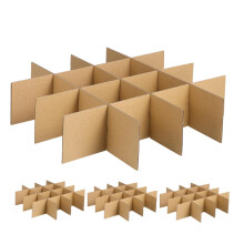 Heavy Duty Cardboard Box Dividers with Shock‑Absorbing Protection for Glassware and Dishes