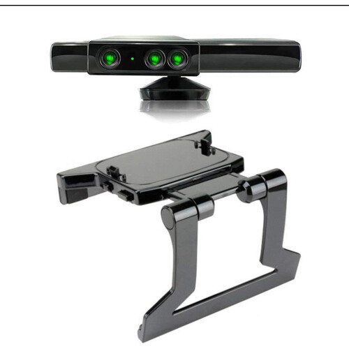 TV Mount Adjustable Clip Holder Bracket for Xbox 360 Kinect Secure Sensor Fit on Flat Screens 1