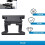 TV Mount Adjustable Clip Holder Bracket for Xbox 360 Kinect Secure Sensor Fit on Flat Screens 3