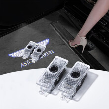 LED Door Projector with NonFading HD , 3D Ghost Shadow Laser Courtesy Light for Aston Martin