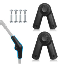 2PCS Folding Hand Truck Handle Connector Durable Replacement Joint for Foldable Trolley