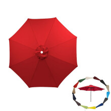 9ft Patio Umbrella Replacement Canopy UV Protective Waterproof Cover for 6/8 Ribs Outdoor Use