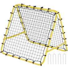 Soccer-Duoku Reboundnet-40"x35"x37"-Draagbare Verstelbare Trainingshulp voor Alle Leeftijdsgroepen-Verbetert Vaardigheden