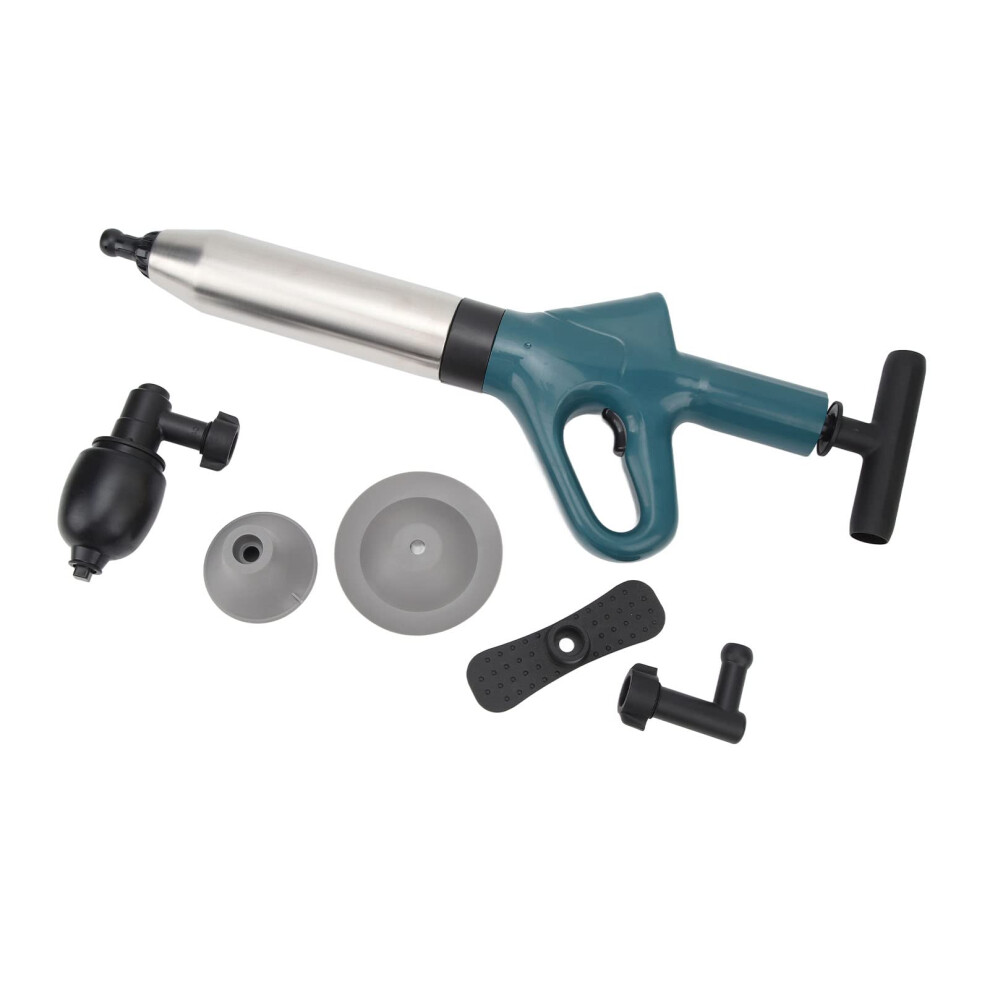 Air Pressure Toilet Plunger With Pressure Gauge, Pressure Drain Unblocker For Kitchen And Bathroom 9044945314212
