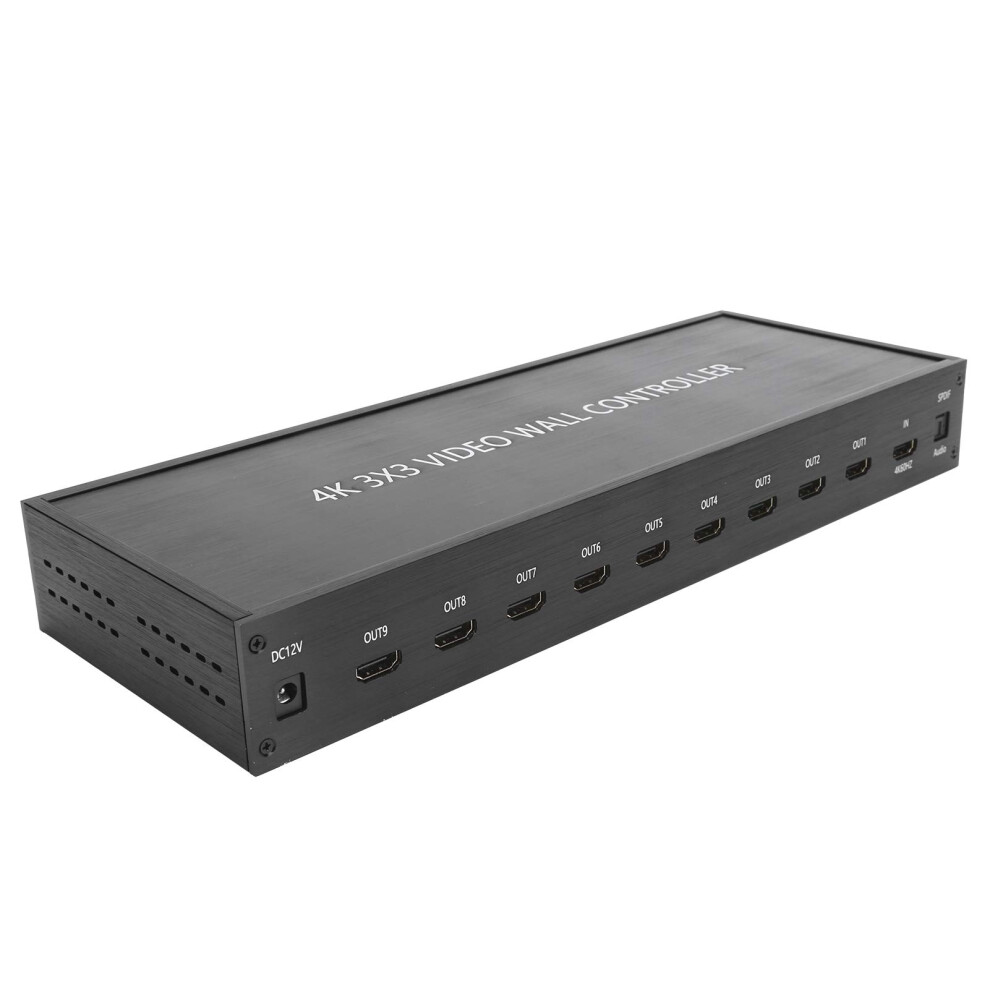 Video Wall Controller 3X3 Hdmi Processor For 9ÂScreen Display, 4K60 Input, Full Hd Output, Us Plug 9174973384069
