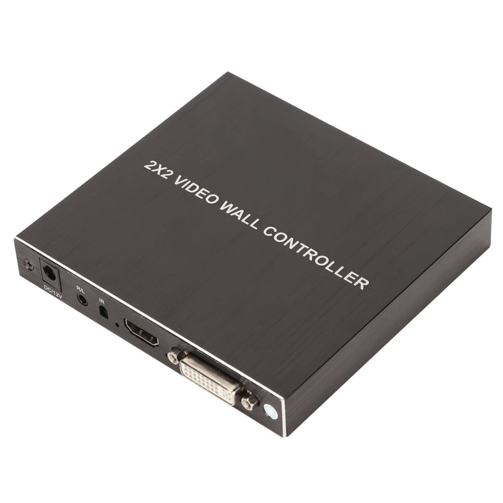 4K Video Wall Controller With 8 Display Modes And 180 Rotation, Hdmi Dvi Splitter For Multiscreen Commercial Displays 9174973385370