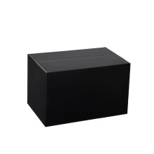 Black Corrugated Boxes 6x5x3, E Flute Mailer for Small Business, 25 Pack Recycled Gift