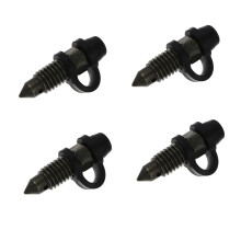 4 Pack Motorcycle Brake Bleeder Screw Caps Set with Motorbike Exhaust Bolts for Dust Protection