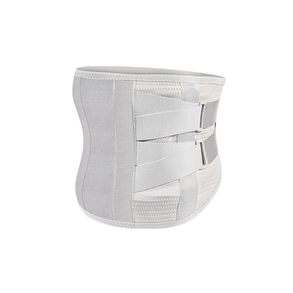Gray (, Xxl) Lumbar Support Belt Back Spine Support Self-Heating Posture Corrector