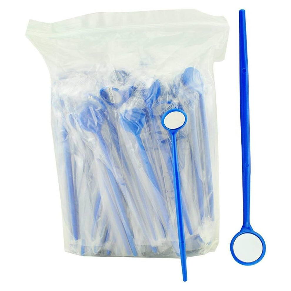Sterile Disposable Dental Mouth Mirror 100pcs with Clear AntiâFog Reflection and Ergonomic Handle