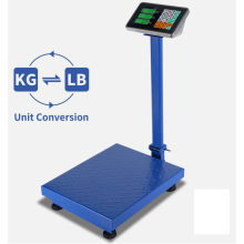 Heavy Duty LCD Digital Floor Postal Parcel Platform Scales 300KG/660lb Blue