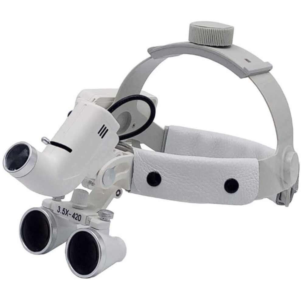 Light Headband Magnifier With Led 3.5X, Dental Surgical Loupes, Handheld Digital Magnifier For Reading And Crafts