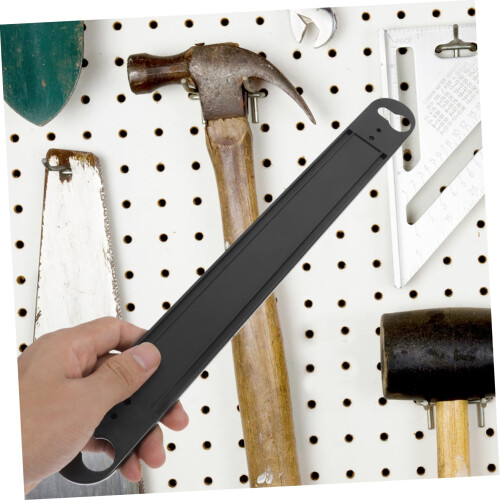 Pegboard Accessories Durable Plastic Support Bracket for Wall Mount Tool Organization Black Finish 2