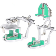 JT44 Dental Articulator with Adjustable Model Holder Stainless Steel RubberLined Base Lab Tool
