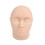 Injection Training Mannequin Head with Realistic Tactile Feedback, Silicone Practice Model for Eyelash and Microplastic Teaching 1