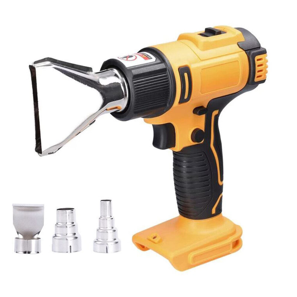 Cordless Heat Gun 300Â550C With 4 Nozzles, Precise Temperature Control For Crafts And Shrink Wrapping 9174973389965