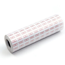 Gun Labels White and Red 10 Rolls 4000 Tags with Reliable Adhesive for MX5500  Gun and Retail Stores
