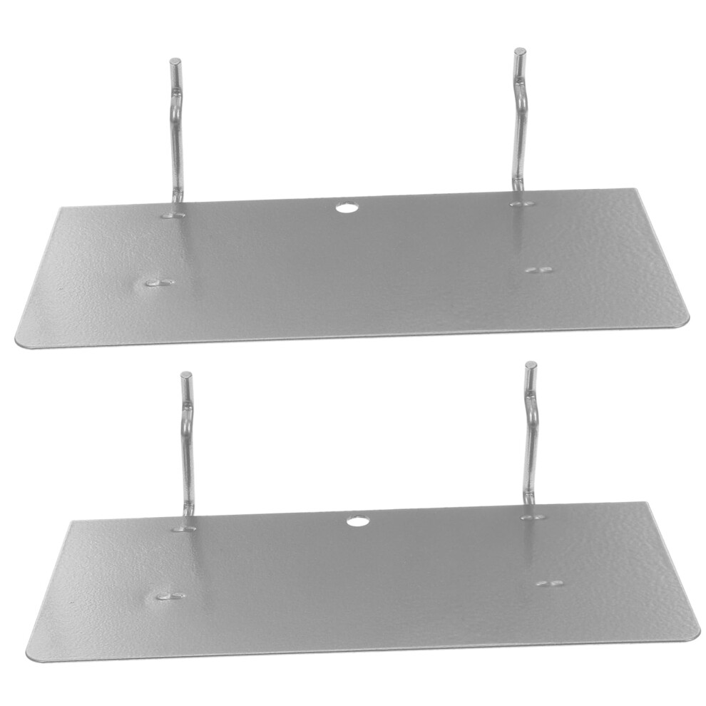 Pegboard Organizer With Heavy Duty Iron Shelf Brackets For Garage And Craft Wall Storage 9174973390718