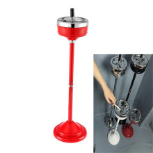 Outdoor Standing Ashtray with Lid, Windproof Stainless Steel Floor Ashtray Stand for Patio Home Bar 601