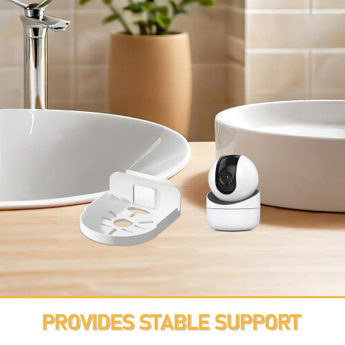 Wall Mount Shelf No Drilling Floating Shelf for Bathroom Camera Speaker Holder Space Saving Design 1