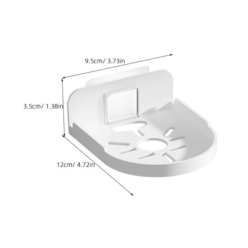 Wall Mount Shelf No Drilling Floating Shelf for Bathroom Camera Speaker Holder Space Saving Design 2