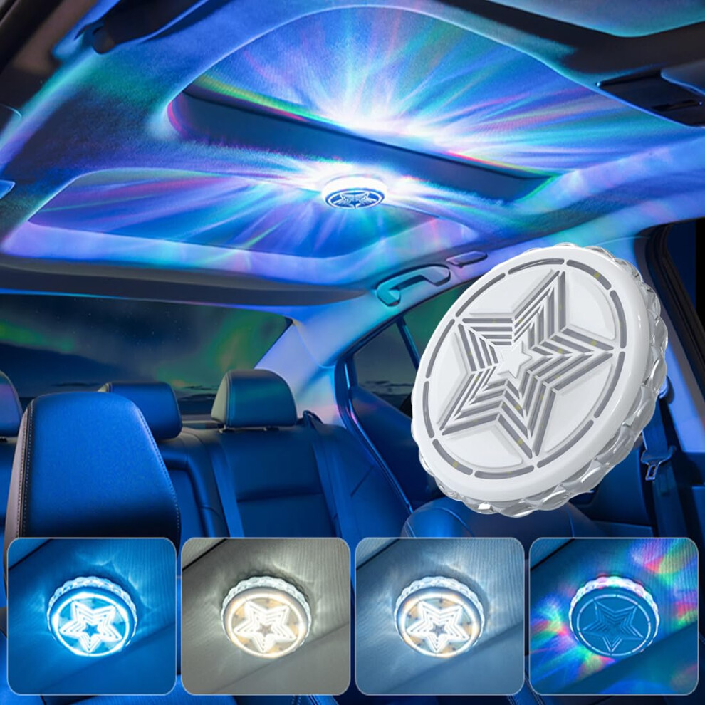 Car Led Interior Magnetic Usb Rechargeable Multicolor Ambient Ing For Car Rv Camping Light 9113335658547