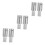 6pcs Metal Threaded Broom Handle Replacement Tips, Durable Adapter for Mop and Extension Pole 1