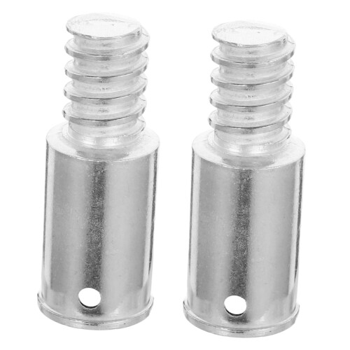 6pcs Metal Threaded Broom Handle Replacement Tips, Durable Adapter for Mop and Extension Pole 2